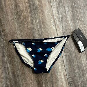 Marc Jacobs blue fish bikini bottom NEW